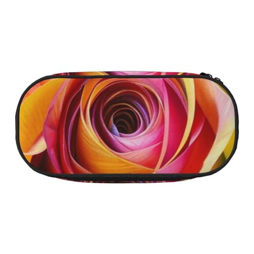 KCGSDEGV Federmäppchen mit Regenbogen-Rosen-Motiv, Schreibwaren-Organizer, Stifte-Tasche, Make-up-Tasche für Reisen, Schule, Arbeit, Schwarz , Einheitsgröße, Schulranzen KCGSDEGV Federmäppchen mit Regenbogen-Rosen-Motiv, Schreibwaren-Organizer, Stifte-Tasche, Make-up-Tasche für Reisen, Schule, Arbeit, Schwarz , Einheitsgröße, Schulranzen von KCGSDEGV