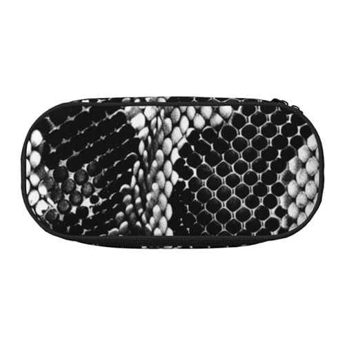 KCGSDEGV Federmäppchen mit Schlangenhaut-Aufdruck, Schreibwaren-Organizer, Stifttasche, Make-up-Tasche für Reisen, Schule, Arbeit, Schwarz / Weiß, Schwarz , Einheitsgröße, Schulranzen KCGSDEGV Federmäppchen mit Schlangenhaut-Aufdruck, Schreibwaren-Organizer, Stifttasche, Make-up-Tasche für Reisen, Schule, Arbeit, Schwarz / Weiß, Schwarz , Einheitsgröße, Schulranzen von KCGSDEGV