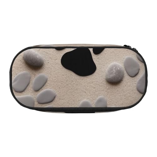 KCGSDEGV Federmäppchen mit Tierpfoten-Aufdruck, Schreibwaren-Organizer, Stifte-Tasche, Make-up-Tasche für Reisen, Schule, Arbeit, Schwarz , Einheitsgröße, Schulranzen KCGSDEGV Federmäppchen mit Tierpfoten-Aufdruck, Schreibwaren-Organizer, Stifte-Tasche, Make-up-Tasche für Reisen, Schule, Arbeit, Schwarz , Einheitsgröße, Schulranzen von KCGSDEGV