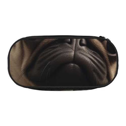 KCGSDEGV Federmäppchen mit hübschem Mops-Aufdruck, Schreibwaren-Organizer, Stifttasche, Make-up-Tasche für Reisen, Schule, Arbeit, Schwarz , Einheitsgröße, Schulranzen KCGSDEGV Federmäppchen mit hübschem Mops-Aufdruck, Schreibwaren-Organizer, Stifttasche, Make-up-Tasche für Reisen, Schule, Arbeit, Schwarz , Einheitsgröße, Schulranzen von KCGSDEGV