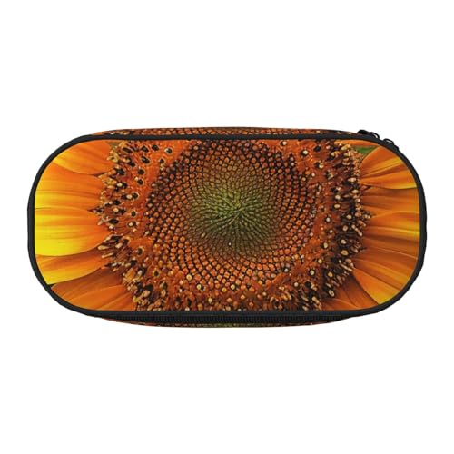 KCGSDEGV Federmäppchen mit orangefarbenen Sonnenblumen-Motiven, Schreibwaren-Organizer, Stifttasche, Make-up-Tasche für Reisen, Schule, Arbeit, Schwarz , Einheitsgröße, Schulranzen KCGSDEGV Federmäppchen mit orangefarbenen Sonnenblumen-Motiven, Schreibwaren-Organizer, Stifttasche, Make-up-Tasche für Reisen, Schule, Arbeit, Schwarz , Einheitsgröße, Schulranzen von KCGSDEGV