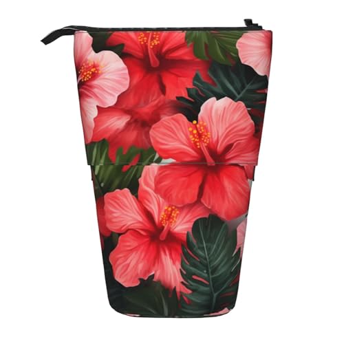 KCGSDEGV Hibiskusblumen-Drucke, stehend, erweiterbar, Federmäppchen, Organizer für Schule, Stifte, Make-up und Reisen, für Studenten und Künstler, Schwarz , Einheitsgröße, Schulranzen KCGSDEGV Hibiskusblumen-Drucke, stehend, erweiterbar, Federmäppchen, Organizer für Schule, Stifte, Make-up und Reisen, für Studenten und Künstler, Schwarz , Einheitsgröße, Schulranzen von KCGSDEGV