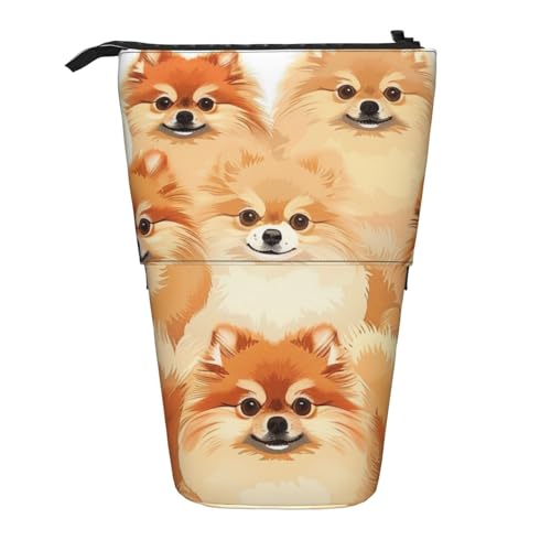 KCGSDEGV Pommersche Musterdrucke, stehend, erweiterbar, Federmäppchen, Organizer für Schulstifte, Make-up & Reisen für Studenten & Künstler, Schwarz , Einheitsgröße, Schulranzen KCGSDEGV Pommersche Musterdrucke, stehend, erweiterbar, Federmäppchen, Organizer für Schulstifte, Make-up & Reisen für Studenten & Künstler, Schwarz , Einheitsgröße, Schulranzen von KCGSDEGV