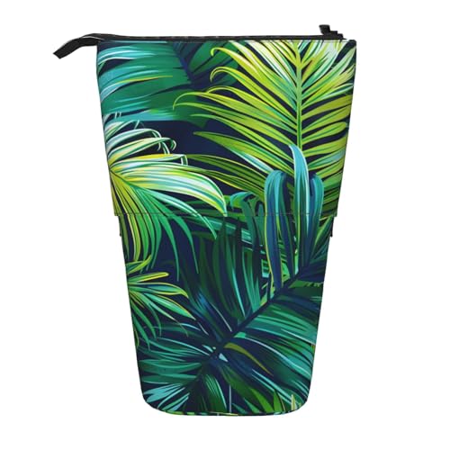 KCGSDEGV Tropische Palmenblätter, stehend, erweiterbar, Federmäppchen, Organizer für Schule, Stifte, Make-up und Reisen, für Studenten und Künstler, Schwarz , Einheitsgröße, Schulranzen KCGSDEGV Tropische Palmenblätter, stehend, erweiterbar, Federmäppchen, Organizer für Schule, Stifte, Make-up und Reisen, für Studenten und Künstler, Schwarz , Einheitsgröße, Schulranzen von KCGSDEGV