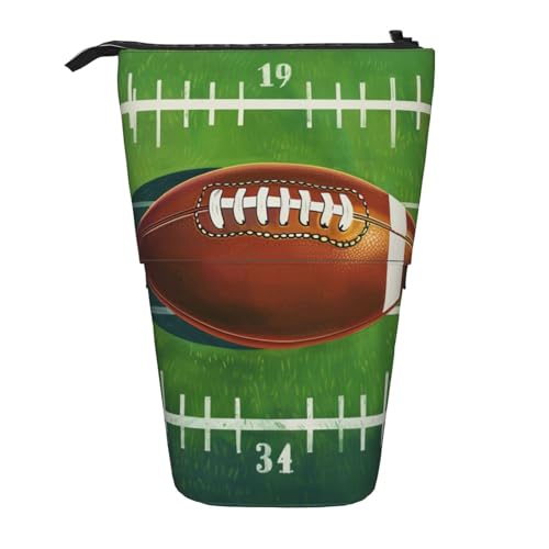 KCGSDEGV US-Fußballfeld- und Balldrucke, stehend, erweiterbar, Federmäppchen, Organizer für Schulstifte, Make-up & Reisen für Studenten & Künstler, Schwarz , Einheitsgröße, Schulranzen KCGSDEGV US-Fußballfeld- und Balldrucke, stehend, erweiterbar, Federmäppchen, Organizer für Schulstifte, Make-up & Reisen für Studenten & Künstler, Schwarz , Einheitsgröße, Schulranzen von KCGSDEGV