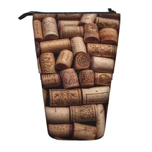KCGSDEGV Weinkork-Drucke, stehend, erweiterbar, Federmäppchen, Organizer für Schule, Stifte, Make-up und Reisen, für Studenten und Künstler, Schwarz , Einheitsgröße, Schulranzen KCGSDEGV Weinkork-Drucke, stehend, erweiterbar, Federmäppchen, Organizer für Schule, Stifte, Make-up und Reisen, für Studenten und Künstler, Schwarz , Einheitsgröße, Schulranzen von KCGSDEGV