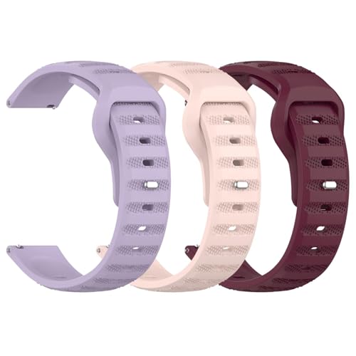 3PCS Rugged Watch Band 20mm 22mm Uhrengurt, Schnellveröffentlichungs -Uhrenband mit neu gestalteten Metall -SQure -Schnalle, weiches Silikon Atmungsfreies Ersatzsport -Uhren -Bänder für Frauen Männer 3PCS Rugged Watch Band 20mm 22mm Uhrengurt, Schnellveröffentlichungs -Uhrenband mit neu gestalteten Metall -SQure -Schnalle, weiches Silikon Atmungsfreies Ersatzsport -Uhren -Bänder für Frauen Männer von KCHSRKHXC