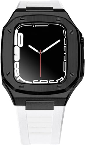 For 8 7 6 5 4 SE 41/44/45mm Stainless Steel Watch Case Band Modification Kit，Light Duty Rugged Watchband ProtectiveKit Accessories von KCHSRKHXC