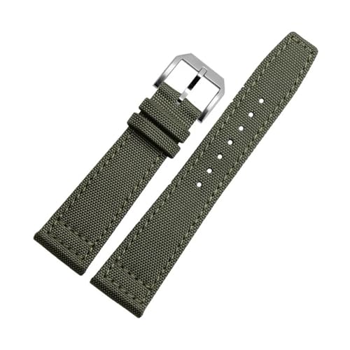 Hochdichte Nylon 20mm Uhrengurte für IWC Pilot Portugiesische Portofino Nylon Canvas Watchbänder Watchbänder Armbänder Armbänder von KCHSRKHXC