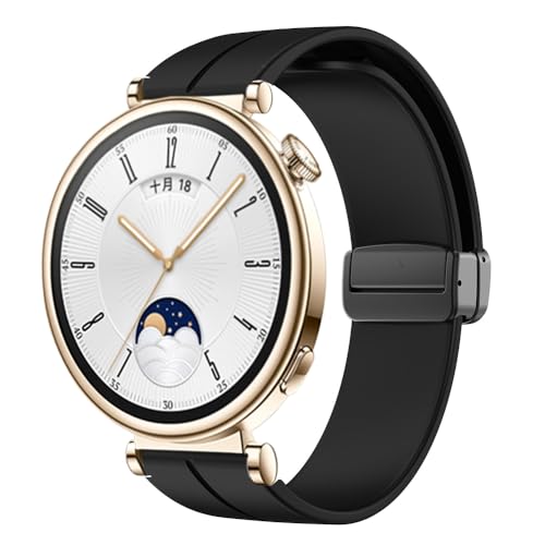 KCHSRKHXC 18mm Magnetschnalle -Gurt zum Uhren GT 41mm Ersatz Armband Sport Silikongürtel Correa Armband GT4 Uhrenband von KCHSRKHXC