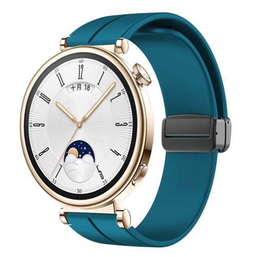 KCHSRKHXC 18mm Magnetschnalle -Gurt zum Uhren GT 41mm Ersatz Armband Sport Silikongürtel Correa Armband GT4 Uhrenband von KCHSRKHXC