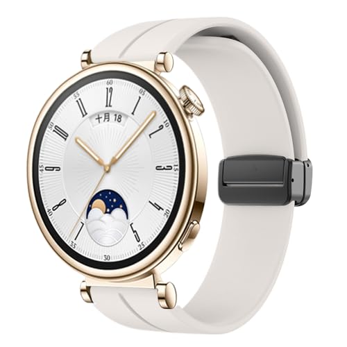 KCHSRKHXC 18mm Magnetschnalle -Gurt zum Uhren GT 41mm Ersatz Armband Sport Silikongürtel Correa Armband GT4 Uhrenband von KCHSRKHXC