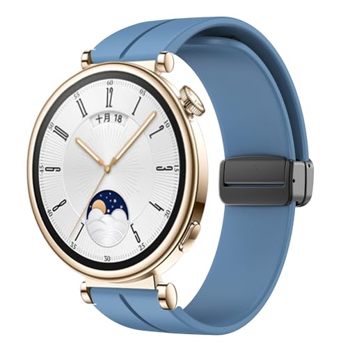 KCHSRKHXC 18mm Magnetschnalle -Gurt zum Uhren GT 41mm Ersatz Armband Sport Silikongürtel Correa Armband GT4 Uhrenband von KCHSRKHXC