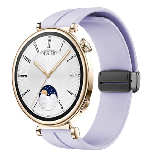 KCHSRKHXC 18mm Magnetschnalle -Gurt zum Uhren GT 41mm Ersatz Armband Sport Silikongürtel Correa Armband GT4 Uhrenband von KCHSRKHXC