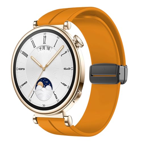 KCHSRKHXC 18mm Magnetschnalle -Gurt zum Uhren GT 41mm Ersatz Armband Sport Silikongürtel Correa Armband GT4 Uhrenband von KCHSRKHXC