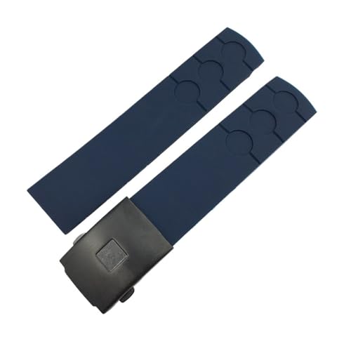 KCHSRKHXC 20 mm Gummi -Silikon -Uhr -Gurt Schwarz Blau Orangenklappschnalle wasserdichtes Uhrenband kompatibel mit PRS516 T044 KCHSRKHXC 20 mm Gummi -Silikon -Uhr -Gurt Schwarz Blau Orangenklappschnalle wasserdichtes Uhrenband kompatibel mit PRS516 T044 von KCHSRKHXC