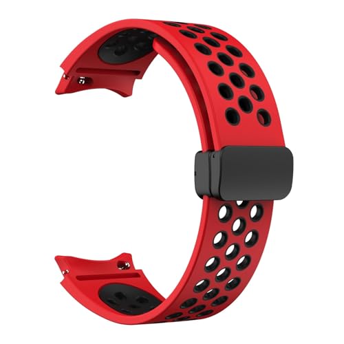 KCHSRKHXC 20mm Silikongurt für Galaxy Uhr 6 Klassiker 43 47 mm 5pro 45mm Atem ohne Lücken Schnalle Uhr 7 6 5 4 40 mm 44mm Uhrenbandbänder von KCHSRKHXC