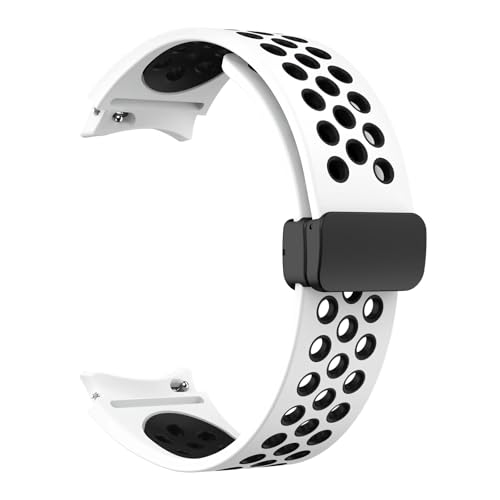 KCHSRKHXC 20mm Silikongurt für Galaxy Uhr 6 Klassiker 43 47 mm 5pro 45mm Atem ohne Lücken Schnalle Uhr 7 6 5 4 40 mm 44mm Uhrenbandbänder von KCHSRKHXC