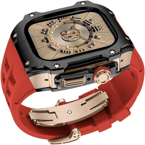 KCHSRKHXC 40 mm 41 mm Luxus Diamond Hülle Gummi -Uhrengurt , für Serie 8 7 6 Se 5 4 Ersatzzubehör , Metall Bezel Sport Fluor Gummi -Band Modifikation Kit KCHSRKHXC 40 mm 41 mm Luxus Diamond Hülle Gummi -Uhrengurt , für Serie 8 7 6 Se 5 4 Ersatzzubehör , Metall Bezel Sport Fluor Gummi -Band Modifikation Kit von KCHSRKHXC
