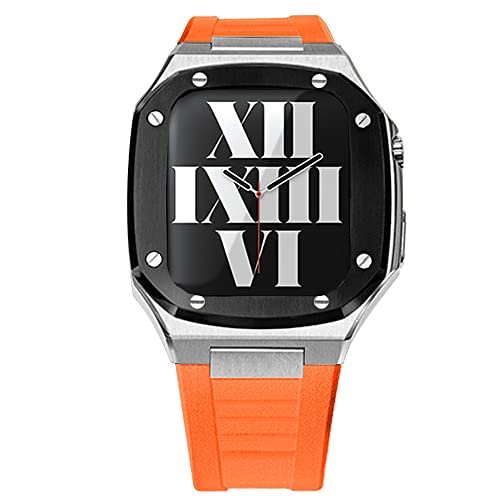 KCHSRKHXC 41mm45mmStainlesssteelSetSetForAppleWatch444mmmetalcaseforiWatch87Series6SE5440MMDIYMODIFICATIONKIT von KCHSRKHXC