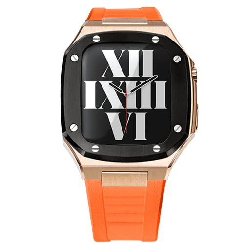 KCHSRKHXC 41mm45mmStainlesssteelSetSetForAppleWatch444mmmetalcaseforiWatch87Series6SE5440MMDIYMODIFICATIONKIT von KCHSRKHXC