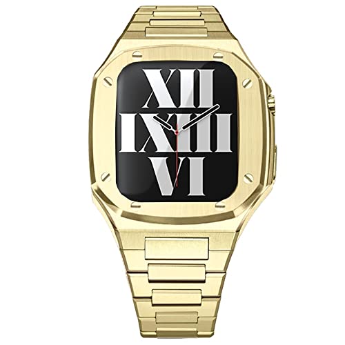 KCHSRKHXC 41mm45mmStainlesssteelSetSetForAppleWatch444mmmetalcaseforiWatch87Series6SE5440MMDIYMODIFICATIONKIT von KCHSRKHXC