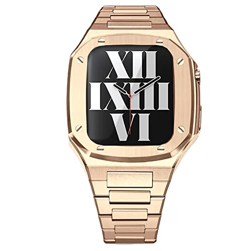 KCHSRKHXC 41mm45mmStainlesssteelSetSetForAppleWatch444mmmetalcaseforiWatch87Series6SE5440MMDIYMODIFICATIONKIT von KCHSRKHXC