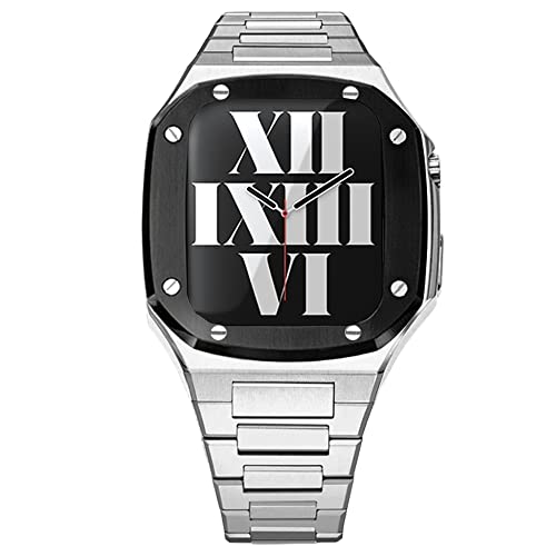 KCHSRKHXC 41mm45mmStainlesssteelSetSetForAppleWatch444mmmetalcaseforiWatch87Series6SE5440MMDIYMODIFICATIONKIT von KCHSRKHXC