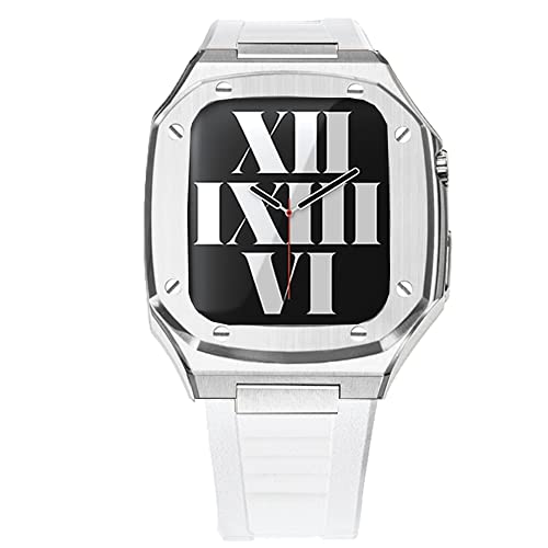 KCHSRKHXC 41mm45mmStainlesssteelSetSetForAppleWatch444mmmetalcaseforiWatch87Series6SE5440MMDIYMODIFICATIONKIT von KCHSRKHXC