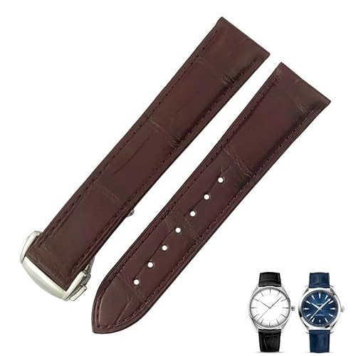 KCHSRKHXC Crocodile Leder Uhrenband für Omega de ville Konstellation 18mm 19mm 20 mm 21 mm 22 mm echter Alligatorhautriemen KCHSRKHXC Crocodile Leder Uhrenband für Omega de ville Konstellation 18mm 19mm 20 mm 21 mm 22 mm echter Alligatorhautriemen von KCHSRKHXC