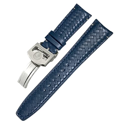 KCHSRKHXC Curved End Cowhide Woven Watchband 20mm 21mm 22mm Fit For Pilots Genuine Leather Watch Strap KCHSRKHXC Curved End Cowhide Woven Watchband 20mm 21mm 22mm Fit For Pilots Genuine Leather Watch Strap von KCHSRKHXC
