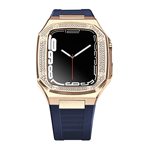 KCHSRKHXC DIY for band 8 7 6 Metal Stainless Steel 45mm 41mm Watch Rubber Band Set for 44mm Diamond Strap Modification Kit KCHSRKHXC DIY for band 8 7 6 Metal Stainless Steel 45mm 41mm Watch Rubber Band Set for 44mm Diamond Strap Modification Kit von KCHSRKHXC
