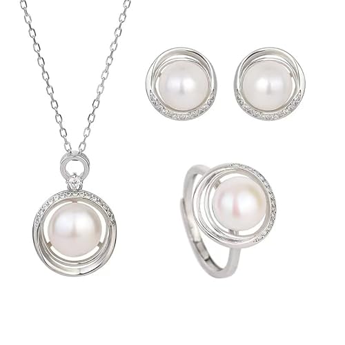 KCHSRKHXC Elegante runde geometrische Fingerringe für Frauen am Jubiläum Verlobungsring von KCHSRKHXC