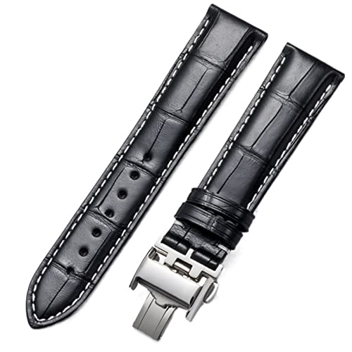 KCHSRKHXC For Original Watch Genuine Leather Strap Male Butterfly Buckle And Female von KCHSRKHXC