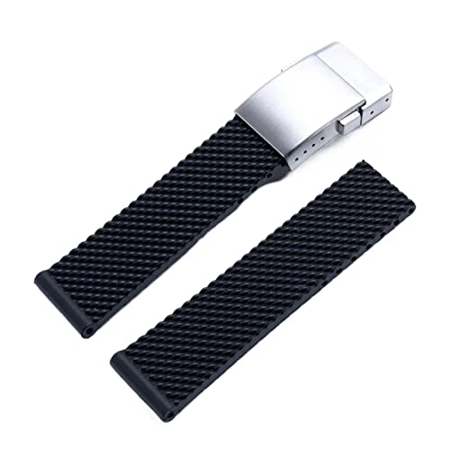 KCHSRKHXC Für Breitling -Gurt weiches Silikon -Gummi -Uhren -Band 22mm 24 -mm -Uhrband -Armband für Navitimer/Avenger/Superocean KCHSRKHXC Für Breitling -Gurt weiches Silikon -Gummi -Uhren -Band 22mm 24 -mm -Uhrband -Armband für Navitimer/Avenger/Superocean von KCHSRKHXC