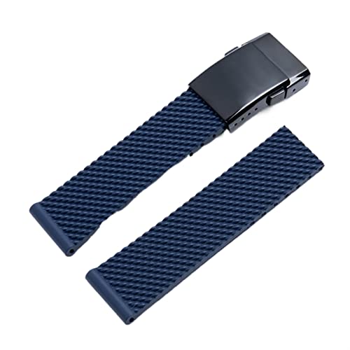 KCHSRKHXC Für Breitling -Gurt weiches Silikon -Gummi -Uhren -Band 22mm 24 -mm -Uhrband -Armband für Navitimer/Avenger/Superocean von KCHSRKHXC