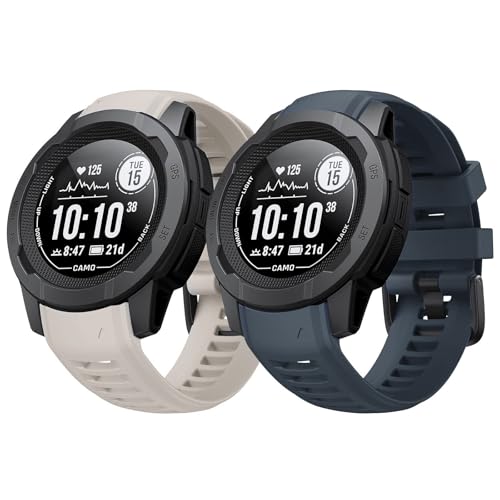 KCHSRKHXC Für den Instinkt 2 Watchband Instinct 2 Solar -Armband 22mm weiches Silikon Ersatz -Uhrengurt kompatibel mit Instinkt 2 Solartaktik (Orange) von KCHSRKHXC