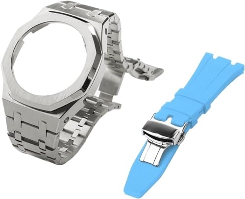 KCHSRKHXC Gen 5 Metal Watch Case Bezel Strap+Fluororubber Watch Band Combination Set,For GA2100 GA2110 GAB2100 GM2100 Mod Kit for Watch Full KCHSRKHXC Gen 5 Metal Watch Case Bezel Strap+Fluororubber Watch Band Combination Set,For GA2100 GA2110 GAB2100 GM2100 Mod Kit for Watch Full von KCHSRKHXC