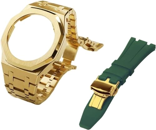 KCHSRKHXC Gen 5 Metal Watch Case Bezel Strap+Fluororubber Watch Band Combination Set,For GA2100 GA2110 GAB2100 GM2100 Mod Kit for Watch Full KCHSRKHXC Gen 5 Metal Watch Case Bezel Strap+Fluororubber Watch Band Combination Set,For GA2100 GA2110 GAB2100 GM2100 Mod Kit for Watch Full von KCHSRKHXC