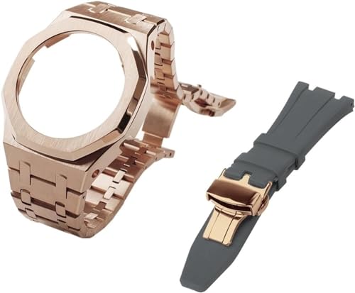 KCHSRKHXC Gen 5 Metal Watch Case Bezel Strap+Fluororubber Watch Band Combination Set,For GA2100 GA2110 GAB2100 GM2100 Mod Kit for Watch Full KCHSRKHXC Gen 5 Metal Watch Case Bezel Strap+Fluororubber Watch Band Combination Set,For GA2100 GA2110 GAB2100 GM2100 Mod Kit for Watch Full von KCHSRKHXC