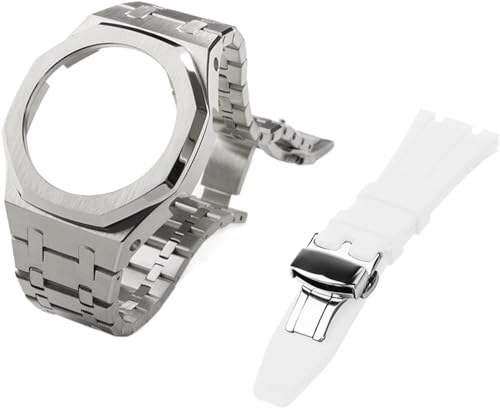 KCHSRKHXC Gen 5 Metal Watch Case Bezel Strap+Fluororubber Watch Band Combination Set,For GA2100 GA2110 GAB2100 GM2100 Mod Kit for Watch Full KCHSRKHXC Gen 5 Metal Watch Case Bezel Strap+Fluororubber Watch Band Combination Set,For GA2100 GA2110 GAB2100 GM2100 Mod Kit for Watch Full von KCHSRKHXC