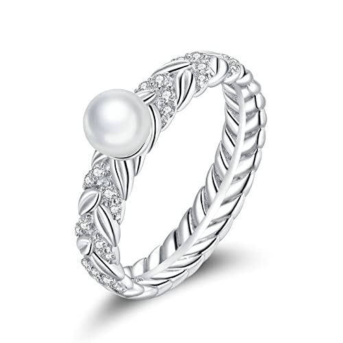 KCHSRKHXC Infinity Symbol Finger Rings For Women Shiny Wheat Ears Rings Band Fine Jewelry von KCHSRKHXC
