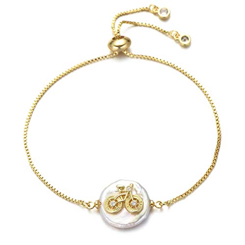 KCHSRKHXC Jungen und Mädchen Family Slider Kette Natural Shell Cubic Zirkonia Charme Frauen Mode Schmuck von KCHSRKHXC