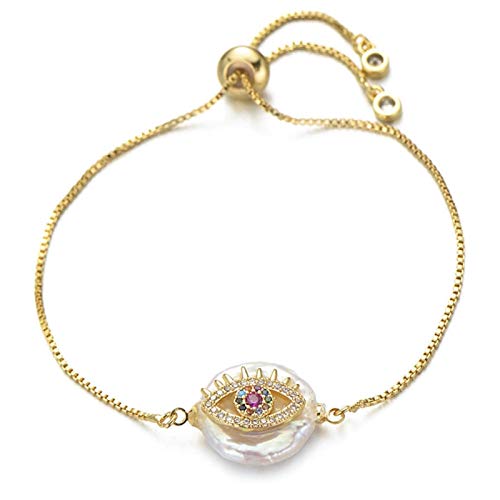 KCHSRKHXC Jungen und Mädchen Family Slider Kette Natural Shell Cubic Zirkonia Charme Frauen Mode Schmuck von KCHSRKHXC