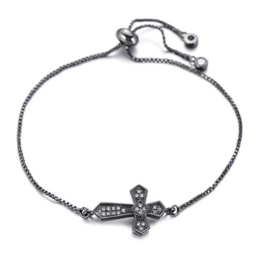 KCHSRKHXC Klassische Zirkonia-Schmuckkette, verstellbarer Charm, modisch, für Damen von KCHSRKHXC