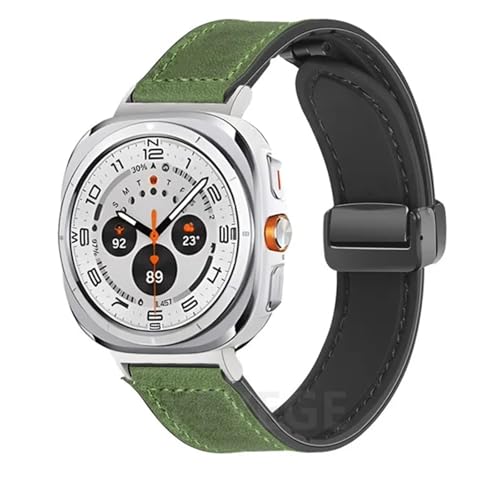 KCHSRKHXC Leather Silicone Bracelet for Galaxy Watch Ultra 47mm Magnetic Band Sports Strap for Watch ULTRA7 47mm NO Gaps Watchbands KCHSRKHXC Leather Silicone Bracelet for Galaxy Watch Ultra 47mm Magnetic Band Sports Strap for Watch ULTRA7 47mm NO Gaps Watchbands von KCHSRKHXC