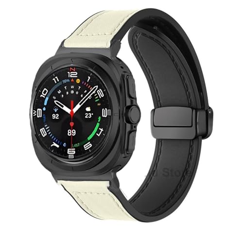 KCHSRKHXC Leather Silicone Bracelet for Galaxy Watch Ultra 47mm Magnetic Band Sports Strap for Watch ULTRA7 47mm NO Gaps Watchbands KCHSRKHXC Leather Silicone Bracelet for Galaxy Watch Ultra 47mm Magnetic Band Sports Strap for Watch ULTRA7 47mm NO Gaps Watchbands von KCHSRKHXC