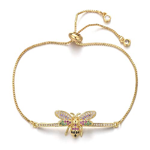 KCHSRKHXC Luxury Multi-Mikro Pavé Cubic Zirkonia Charm Kette Link Schmuck Geschenk von KCHSRKHXC
