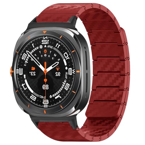 KCHSRKHXC Magnetischer Kohlefasergurt für Galaxy Watch 7 Ultra 47mm Armband Leichtes Uhrenband Galaxy Watch Ultra 47mm Uhrenbandbänder KCHSRKHXC Magnetischer Kohlefasergurt für Galaxy Watch 7 Ultra 47mm Armband Leichtes Uhrenband Galaxy Watch Ultra 47mm Uhrenbandbänder von KCHSRKHXC