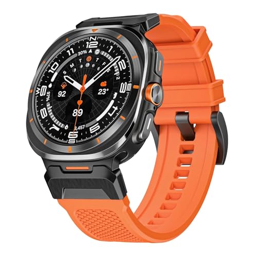 KCHSRKHXC Metal Silicone Strap For Galaxy Watch Ultra 47mm Rubber Bracelet Wristband For Galaxy Watch 7 Ultra 47mm Watchbands KCHSRKHXC Metal Silicone Strap For Galaxy Watch Ultra 47mm Rubber Bracelet Wristband For Galaxy Watch 7 Ultra 47mm Watchbands von KCHSRKHXC